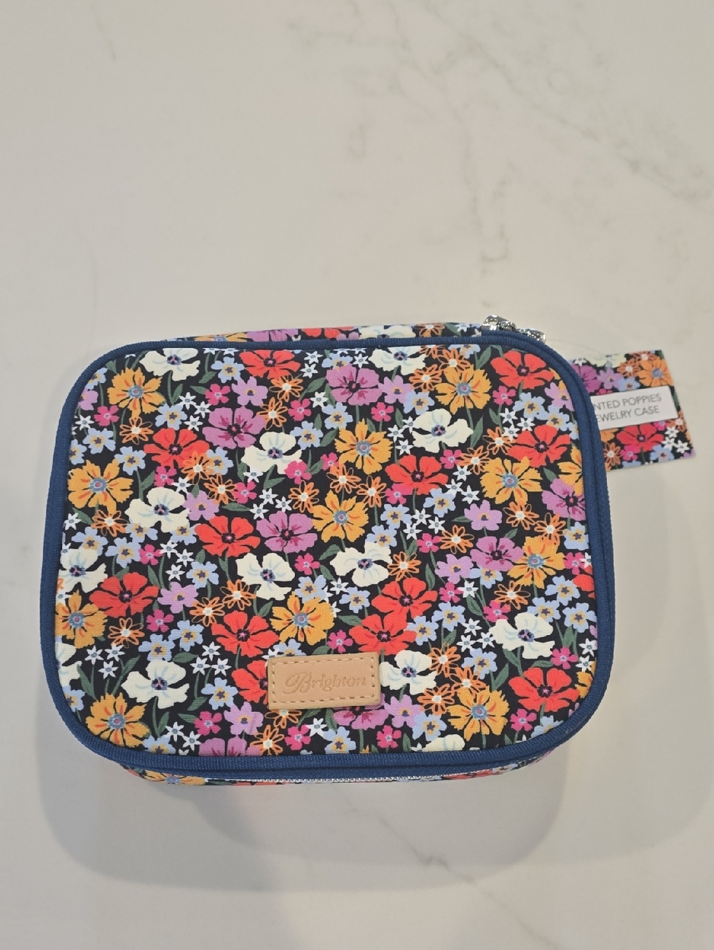 NWT Brighton Painted Poppies Jewelry Case